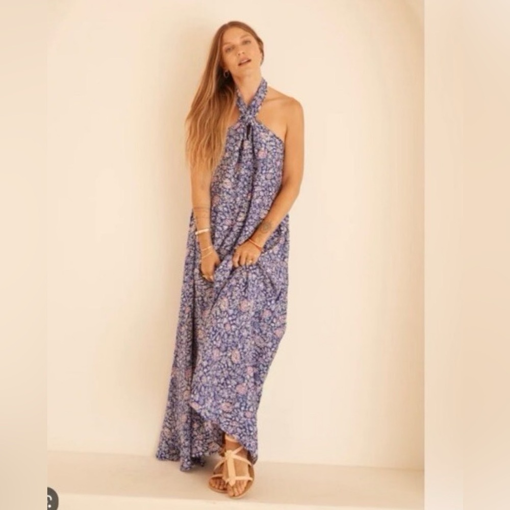 Natalie Martin Astrid Silk Maxi Dress XS